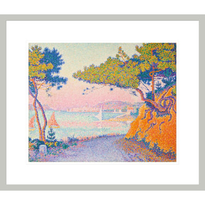 «Golfe Juan» par Paul Signac - estampe numérique encadrée