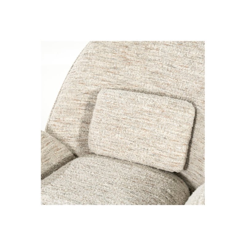 Ryan Swivel Lounge Chair, Beige