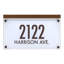 Enseigne d'adresse gravée en cristal Frosted-1067319329-1067319330