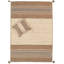 Striped Area Rug in Ivory
