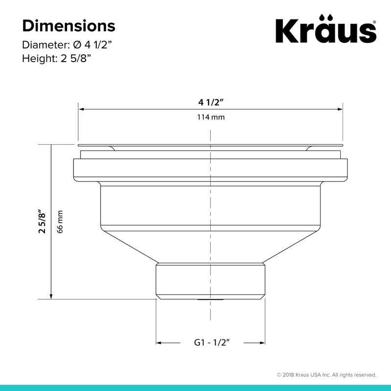 Premier 4.5" Basket Strainer