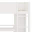 Lit mezzanine avec bureau, garde-robe, éclairage contrôlé par l'application et station de charge pour les chambres à coucher complètes-891986042-891986043