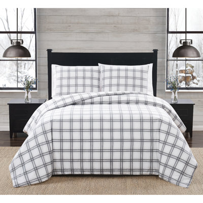 Draps en flanelle unie London Fog
