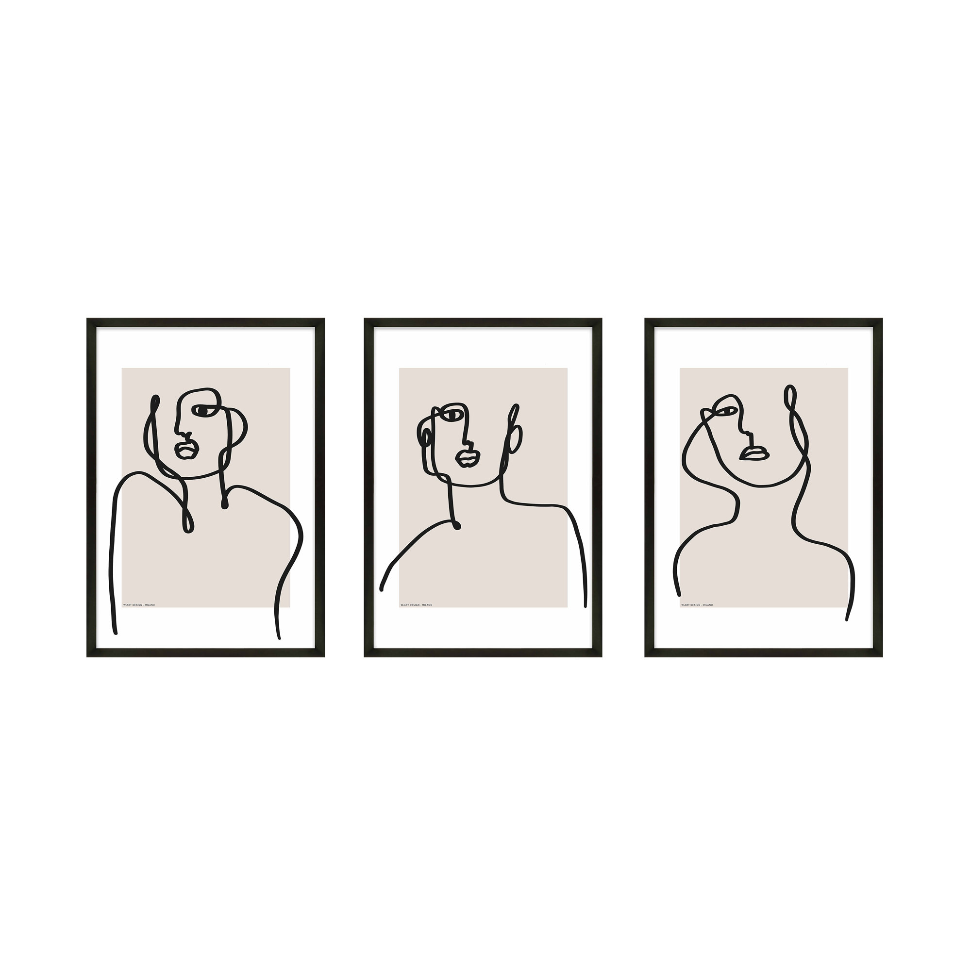 Figure And Form by Romina Gadler, 30" H x 21" W x 1.25" D, Black Framed Paper