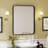 Aluminum Framed Rounded Rectangle Mirror, Wall Mounted Bathroom Vanity Mirror, Modern Horizontal/Vertical Entryway Wall Mirror-811529139-811529132