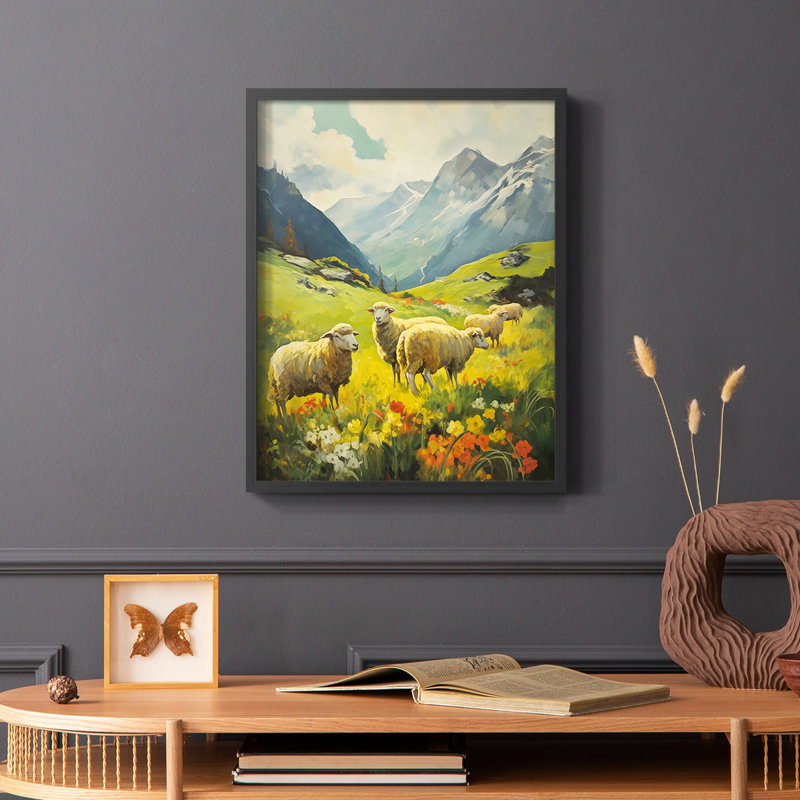 ANIMALS Series CECXV - reproduction encadrée de qualité supérieure - prête à être accrochée - aucun clou requis