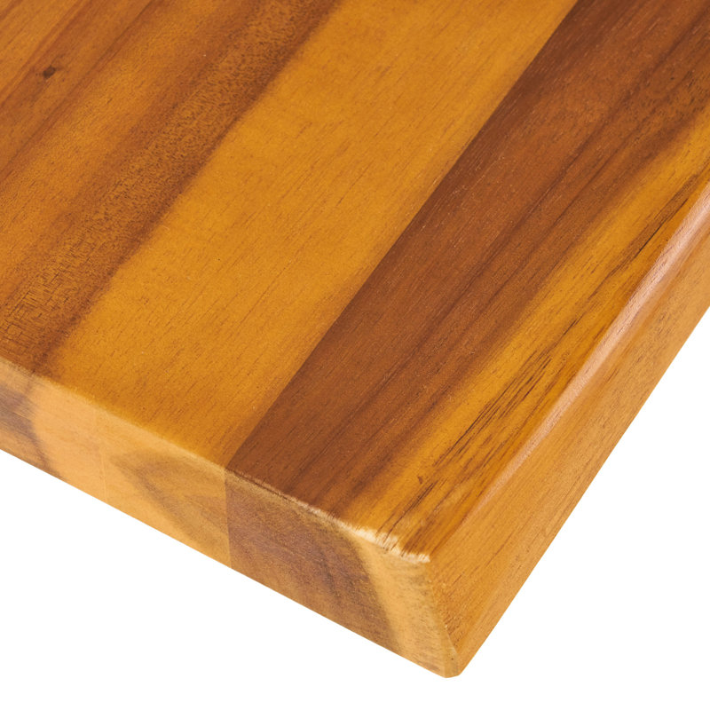 Table de salle à manger en bois avec pieds en fer, 69,98 l 35,11 po 30,02 H pieds
