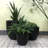 3-Piece Round Concrete Indoor/Outdoor Pot Planter Set-1031698975-1031698972