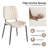Modern Round 3 Piece Dining Room Table and Chairs Set-524936969-524936967