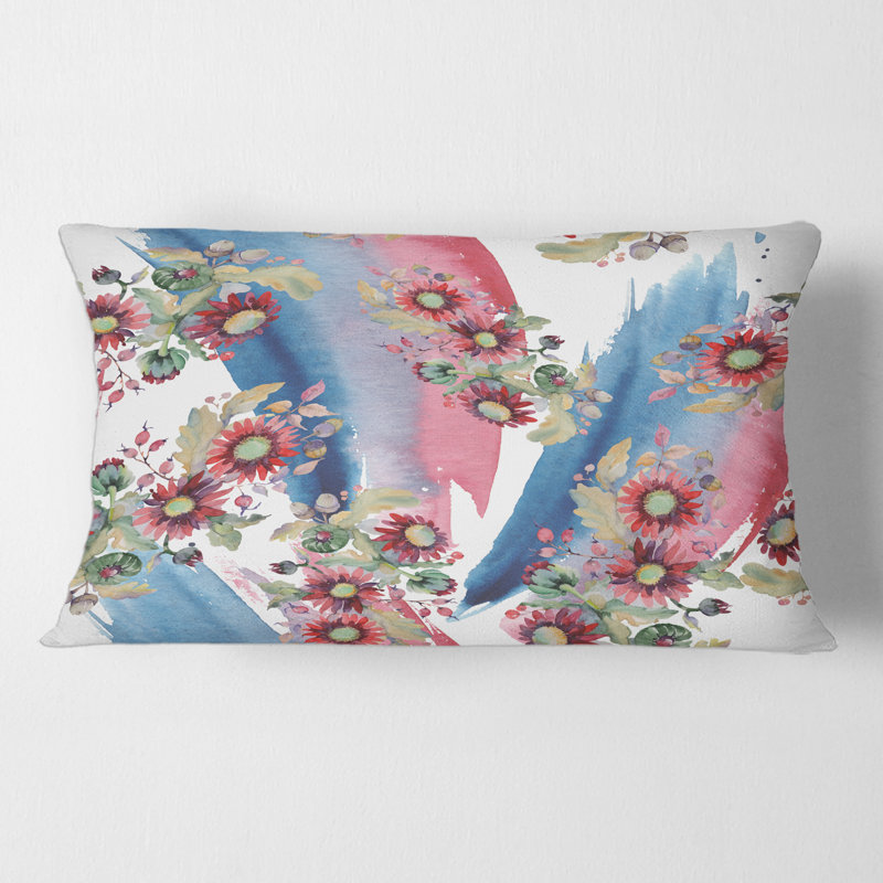 Floral Throw Pillow