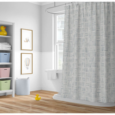 Lash Locked Ultra-Thin Lightweight Shower Curtain