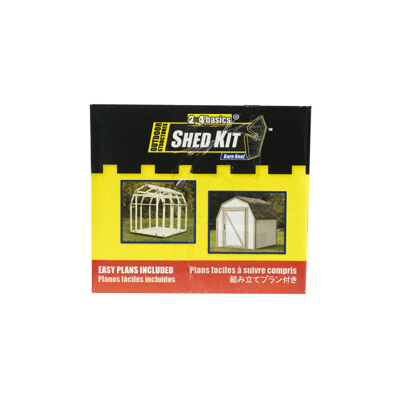 DIY Barn Roof Shed Kit with Galvanized Steel Connectors