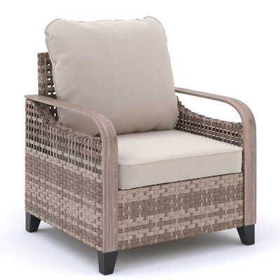 Outdoor Single Chair With Cushions