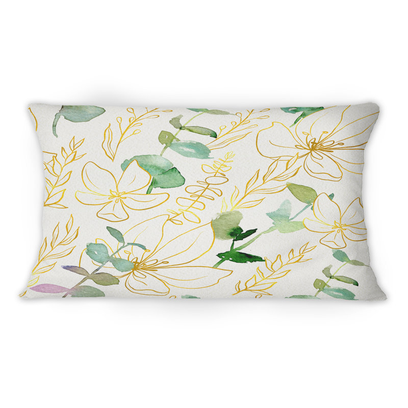 Floral Throw Pillow