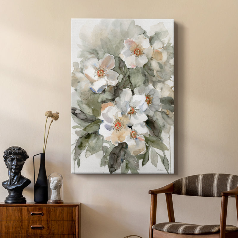 Grès floral - galerie sur mesure, H 18 po x l 12 po