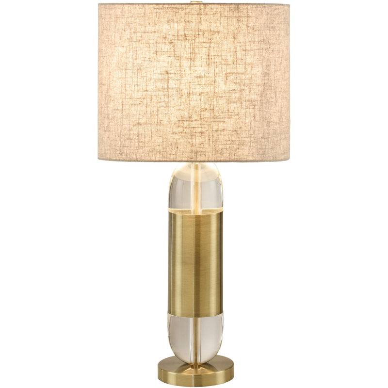 Kamastable Lamp, Gold, Beige