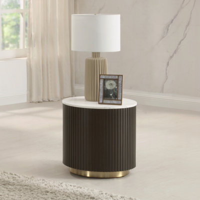 Table d'appoint ronde Espresso