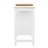 74.5 Inch Kitchen Island With 27" Extendable Table, 44"x19.75" Island, 2 Drawers, 7 Smooth Rotation Wheels And 4 Door Cabinet, White Drawers Wheels,