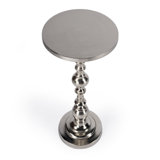 Darien Round Pedestal 10"W Side Table