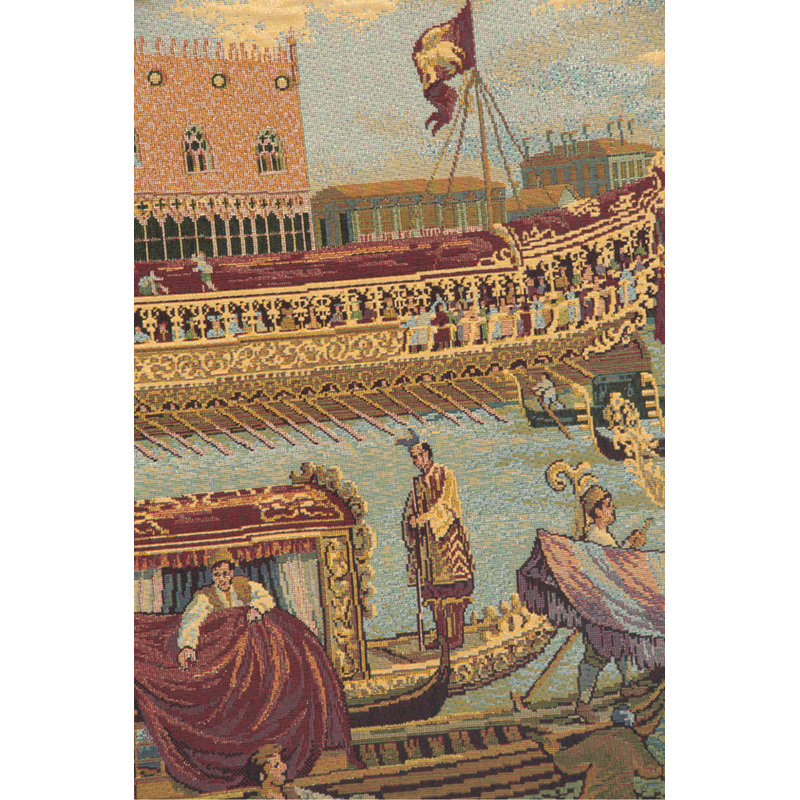 Italian Loom Woven Cotton Blend Wall Hanging