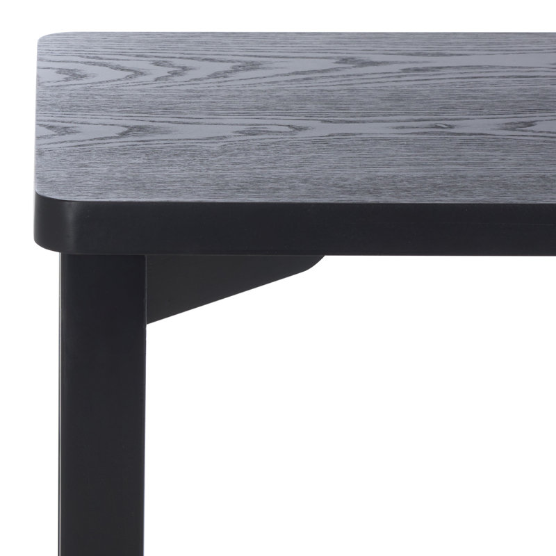 Chasu 1 Shelf Console Table, Black