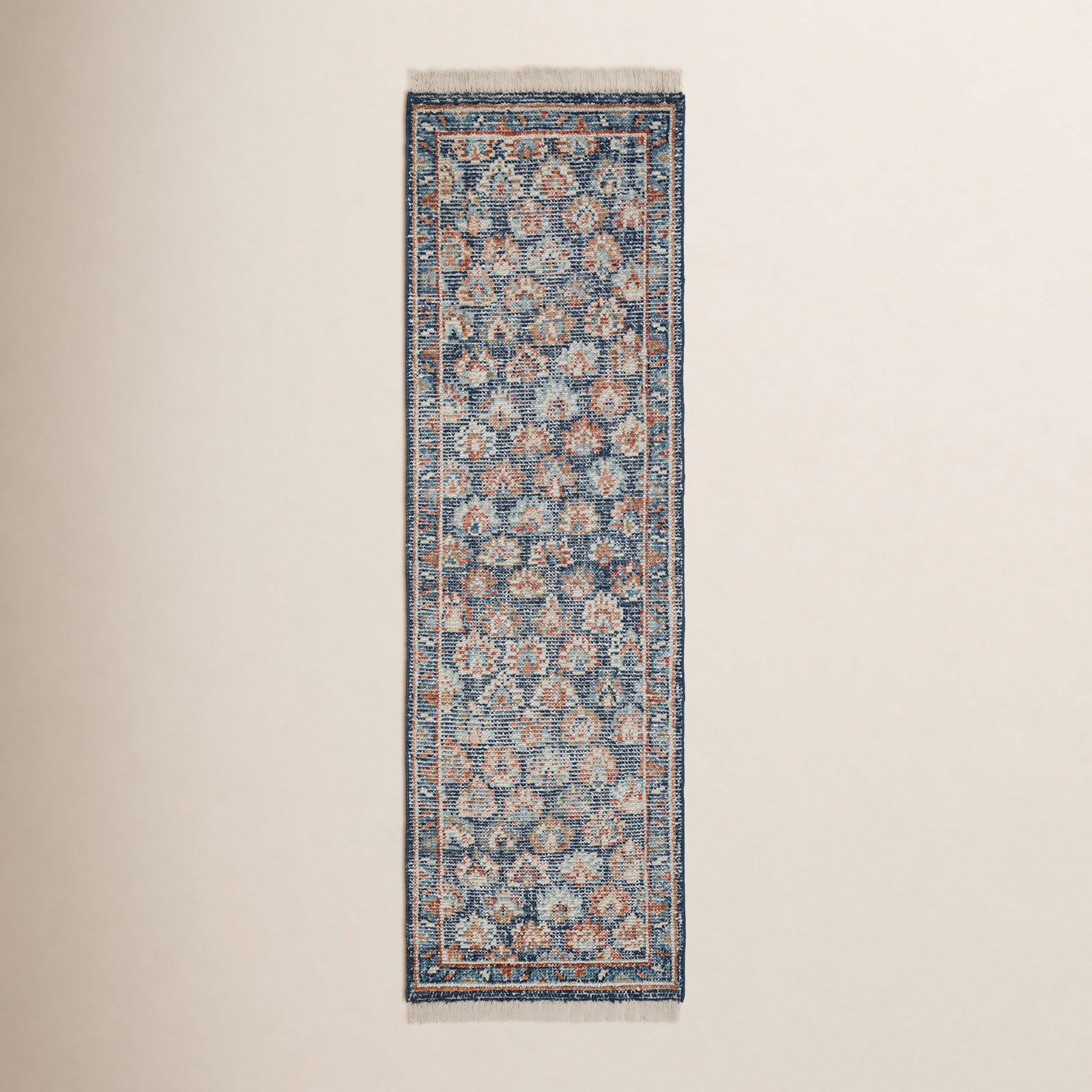 Maeve Hand-Knotted Floral Wool Rug, Runner 2'6" x 8'