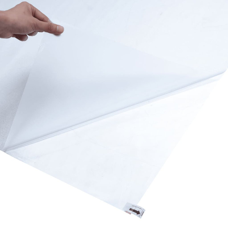 Window Film Set Of 5 Transparent PVC 17.7 In X 65.6 Ft, Transparent Grey