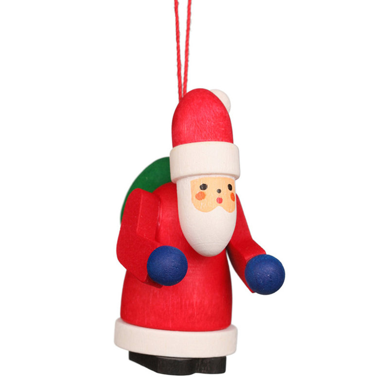 Ornement suspendu Père Noël et cadeau
