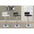 Alameda Chrome And White Adjustable Bar Stool