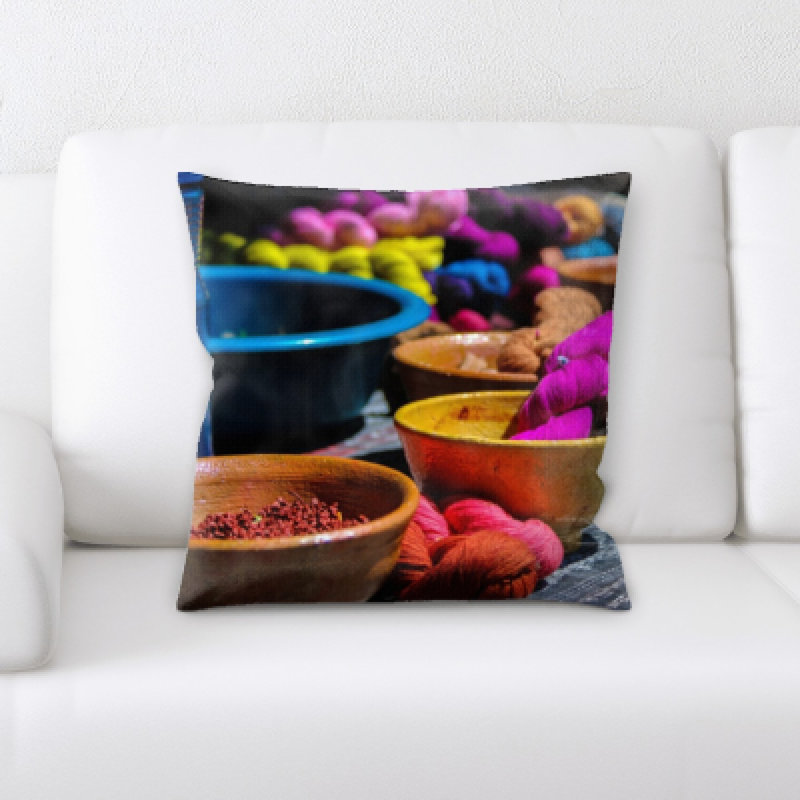 Microsuede Throw Pillow