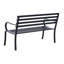 Aalexus Metal Outdoor Bench
