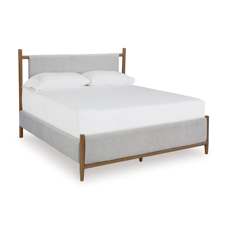 Lyncott Queen Upholstered Panel Bed, Queen