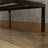 Bedroom king size mattress support jet black steel platform foundation with minimalist modern design, no box spring required-471517489