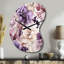 Motif victorien éthéré floral - horloge murale-105567274