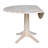 Extendable Round Solid Wood Dining Table-87227708
