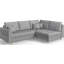 Corner Sofa with Wooden Legs In Scandinavian Style Knutsford-371157138-371157151