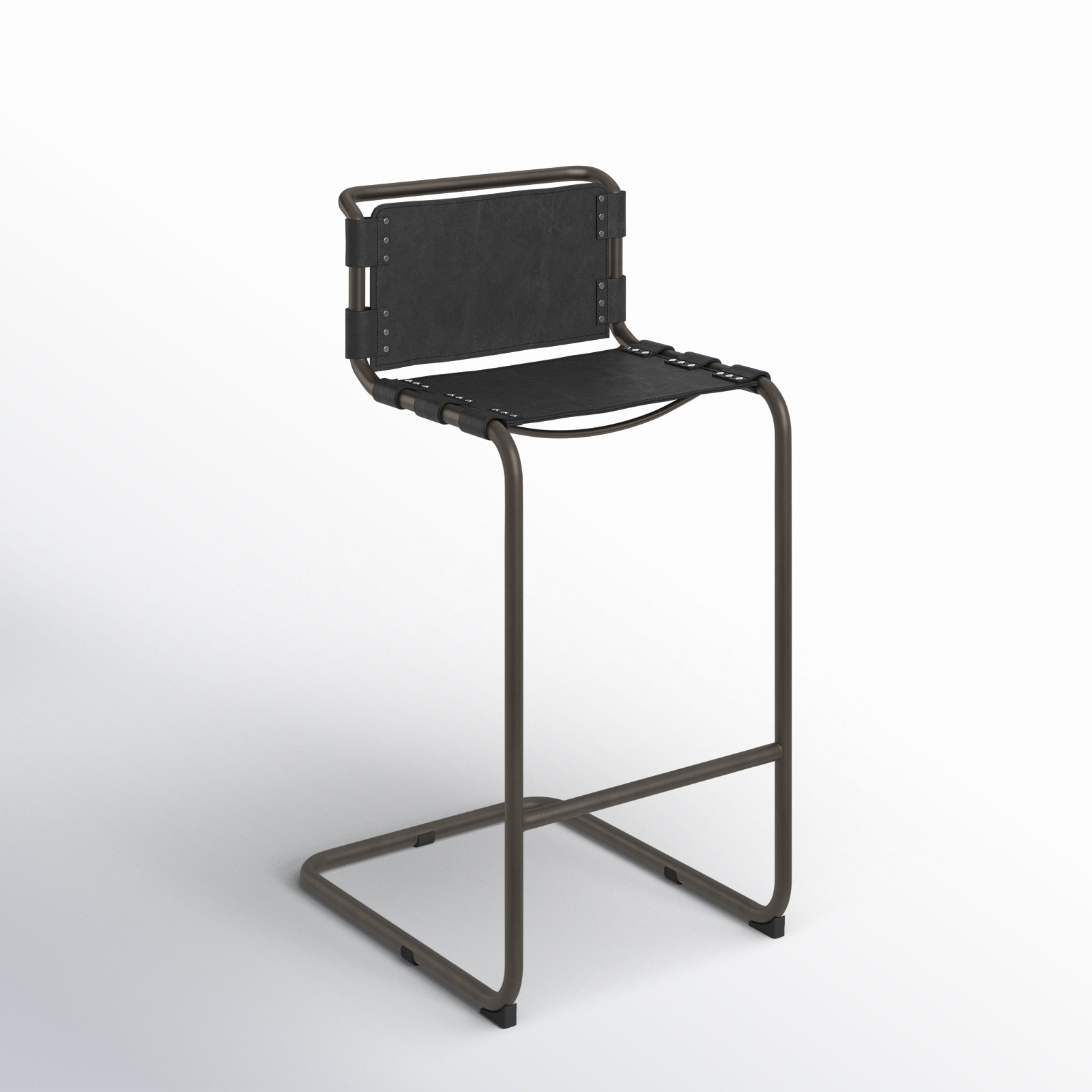Otelia Counter & Bar Stool, Black, Bar Stool (30.25” Seat Height)