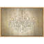 Lustre en cristal brun antique sur fond texturé, lumières décoratives, art moderne sur toile-93589330-93589331