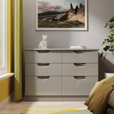 112 cm W Chest of 6 Drawers
