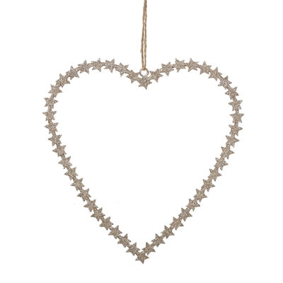 19cm Metal Holiday Shaped Ornament