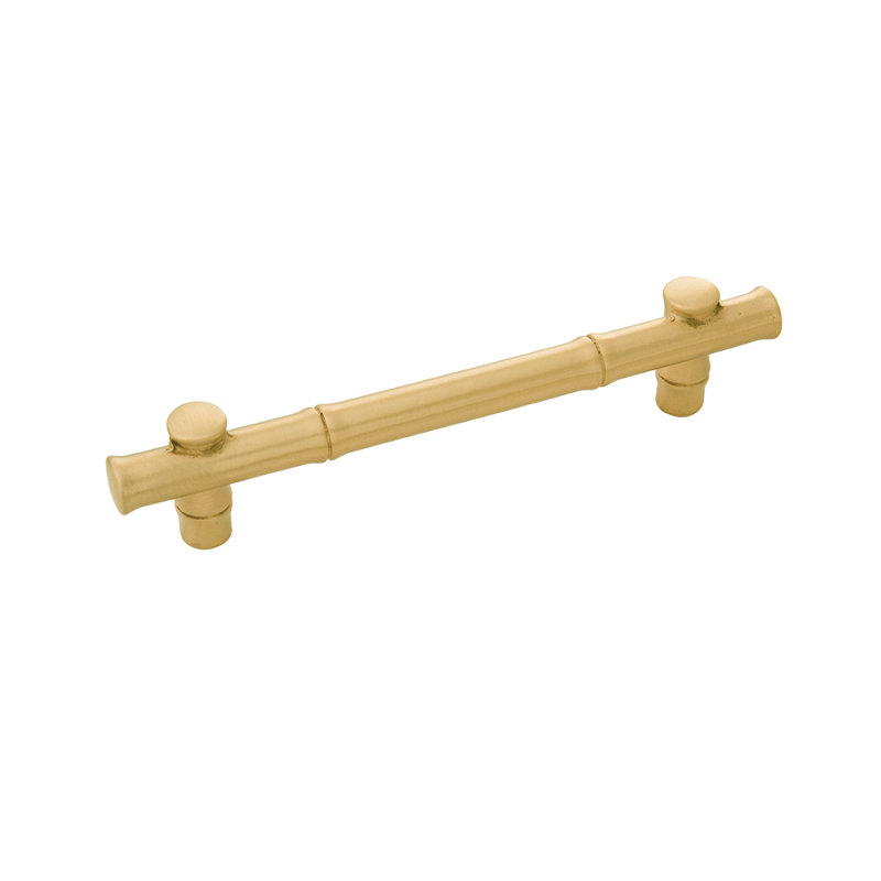 21 barre de traction centrale 2/3" Junzi, 3 3/4", Laiton satiné