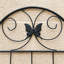 Ensemble de 2 treillis de jardin en métal antirouille de 19,7 po pour plantes grimpantes support de fleurs extérieur noir-115361890