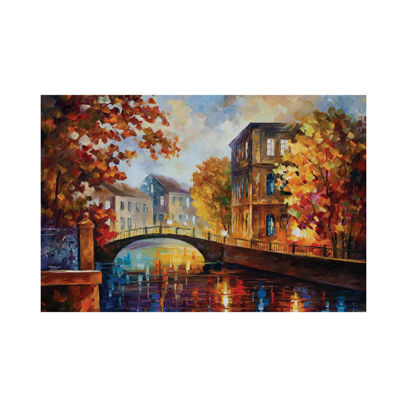 La rivière des souvenirs - reproduction d'art murale - toile encadrée, 12" H x 18" W, Toile tendue, Ne s’applique pas