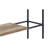 Hankey Etagere Bookcase in Oak and Sandy Black-183771937