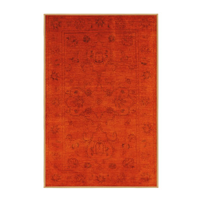 Tapis jaunes modernes Mid-Century 2664
