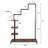 Jaelah 45.3'' Solid Wood Rolling Clothing Rack