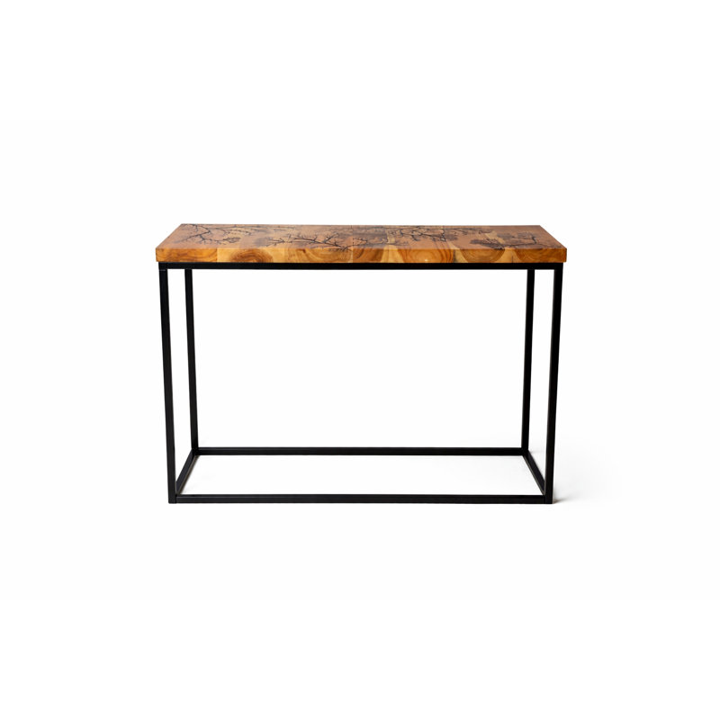 Jerie 40'' Solid Wood Top Console Table