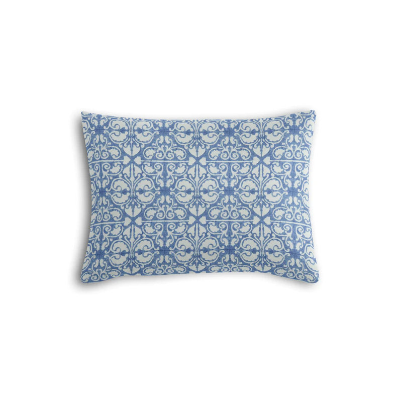 Coussin Claremont, 14 po x 48 po, Chambray