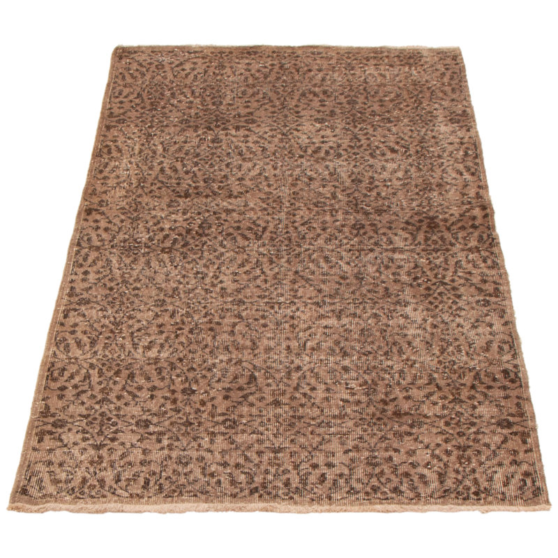 Tapis brun clair à transition de couleur 3 pi 9 po x 7 pi 0 po