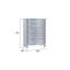 Commode 5 tiroirs Mystic